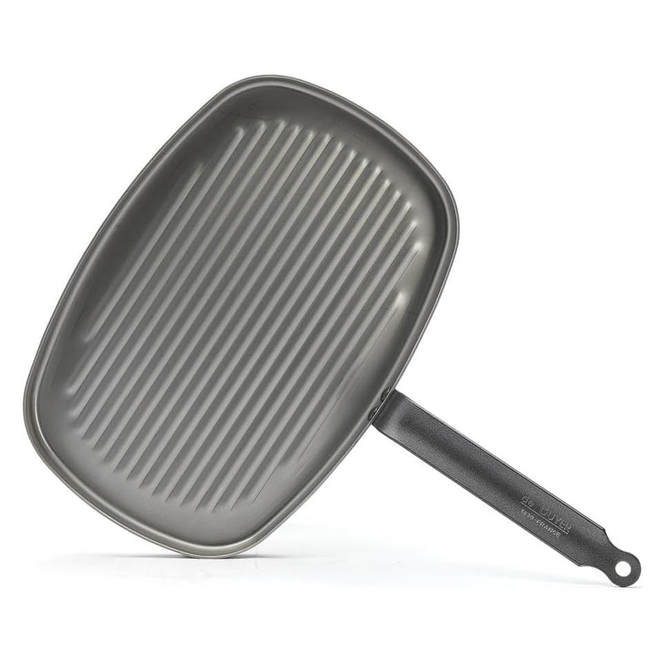de Buyer Carbone Plus Grillpfanne Induktion (Grillpfanne, Stahl) (5540.38)