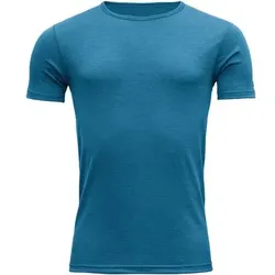 DEVOLD Herren Unterhemd BREEZE MAN T-SHIRT, Größe XXL in Blau Blau
