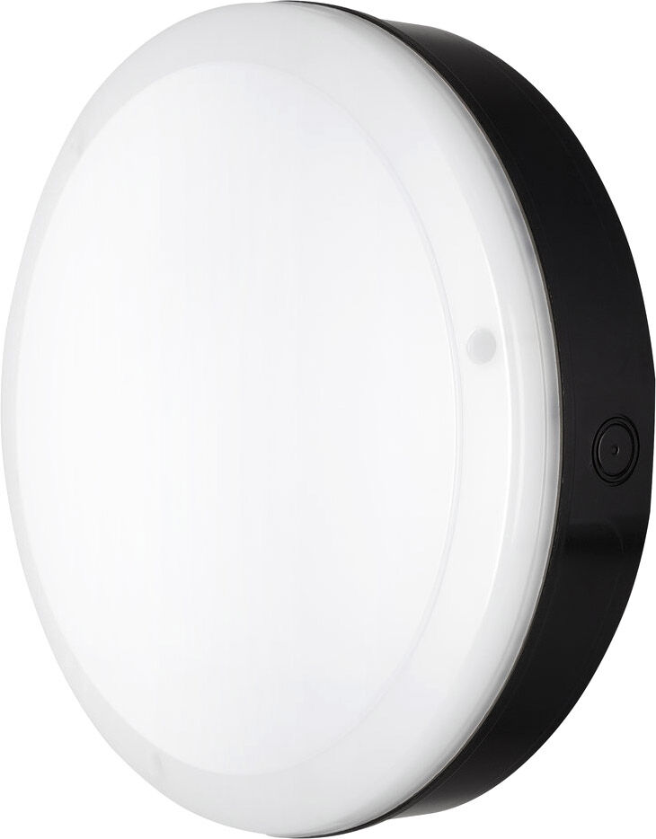 Ledvance Surface Bulkhead 300 Sensor Emergency 15w 830 Bk Ip65