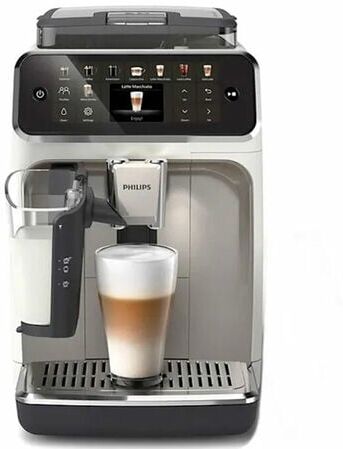 Expresso Broyeur Philips Silentbrew Ep5543-90 Lattego Blanc  - MaxiCoffee