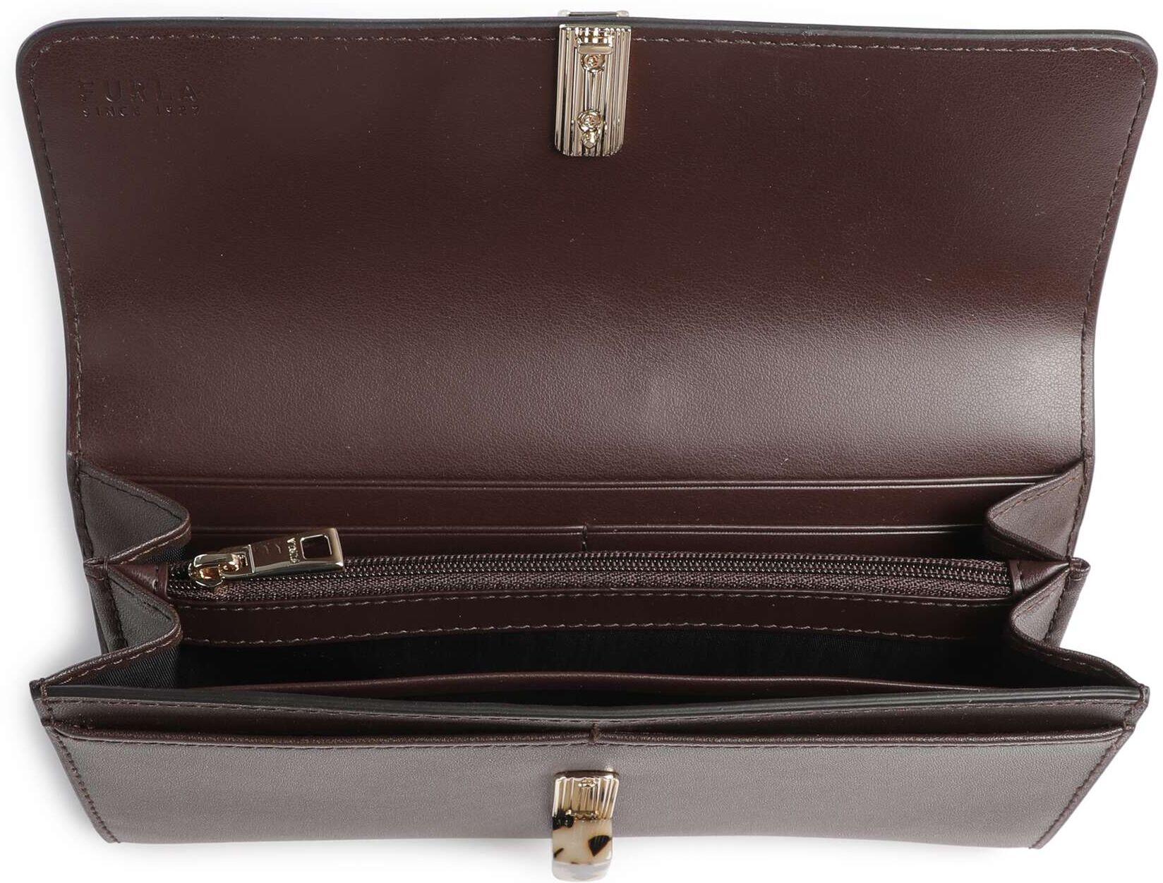 Furla Iride Continental Geldbörse, braun