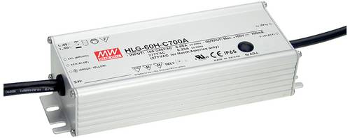 MEAN WELL LED-Trafo 70W 350mA 100 - 200V dimmbar 1St.