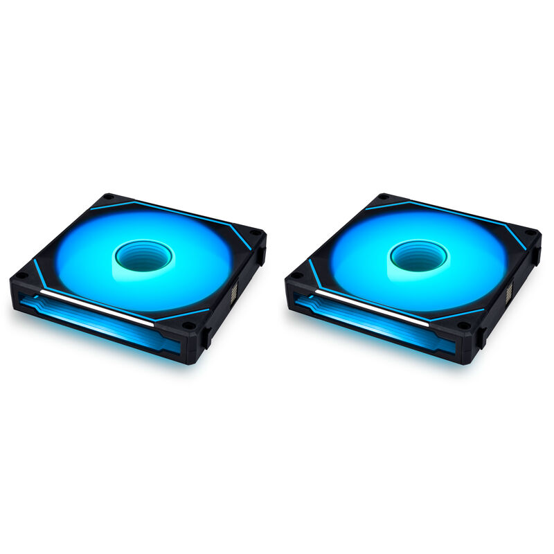 Lian Li UNI FAN SL-INF 140 ARGB Reverse Blade PWM Lüfter, 3er Pack - 140mm, schwarz + 1x UNI FAN SL-INF 140 ARGB PWM Lüfter - 140mm