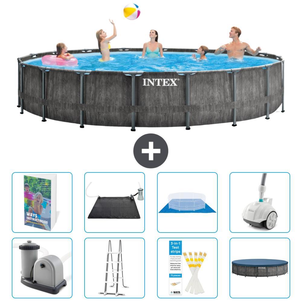 Prism Frame Pool Rund - 549x122 cm - 7-teilig S600
