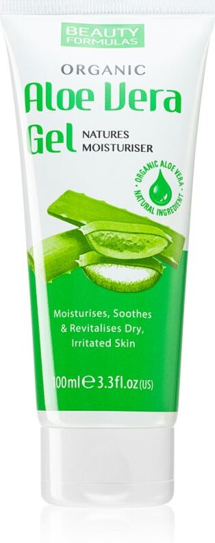 Beauty Formulas Aloe Vera gel hydratant corps et visage 100 ml