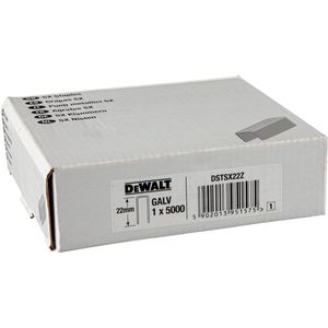 DeWalt, Tackerklammern DSTSX22Z, 22mm, Schmalrückenklammern, Typ SX, 5000 Stück