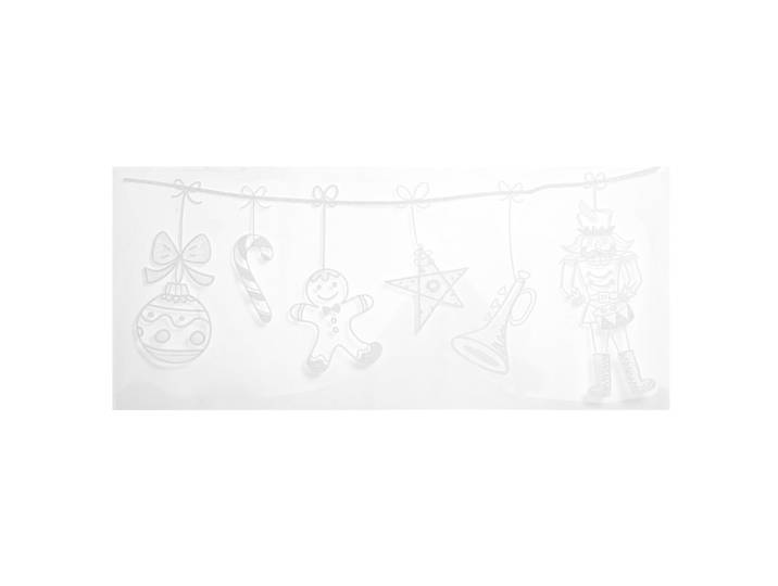 Weihnachts Fenstersticker, weiß
