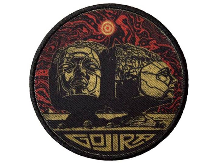 Gojira Scuplted Heads Printed Patch One Size