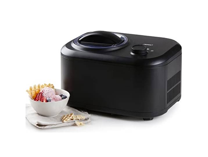 PRIMO PR405IM Ice Cream Maker - Sorbetière à compresseur - Autocongélation - 1 L - Noir