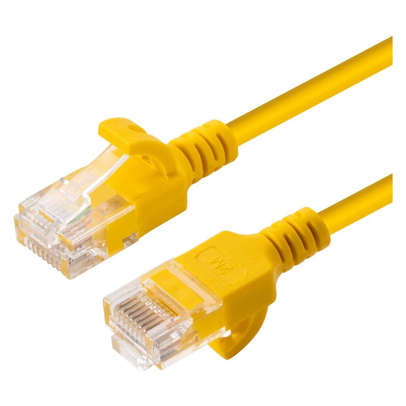 MicroConnect U/UTP CAT6A Slim 0.15M Yellow (U/UTP, CAT6a, 0.15 m) (V-UTP6A0015Y-SLIM)