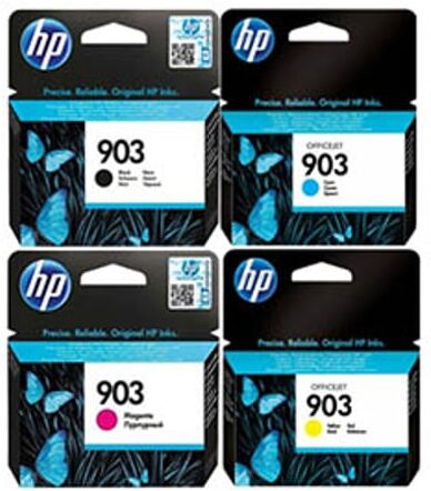 HP 903 (b/c/m/y) Pack cartuchos de tinta