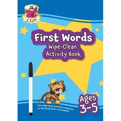 First Words Wipe-Clean Activity Book for Ages 3-5 (with pen), Taschenbuch von Cgp Books, CGP Books, 978-1-78908-972-1