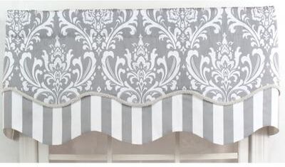 RLF Home Ozbourne 50-inch Window Valance