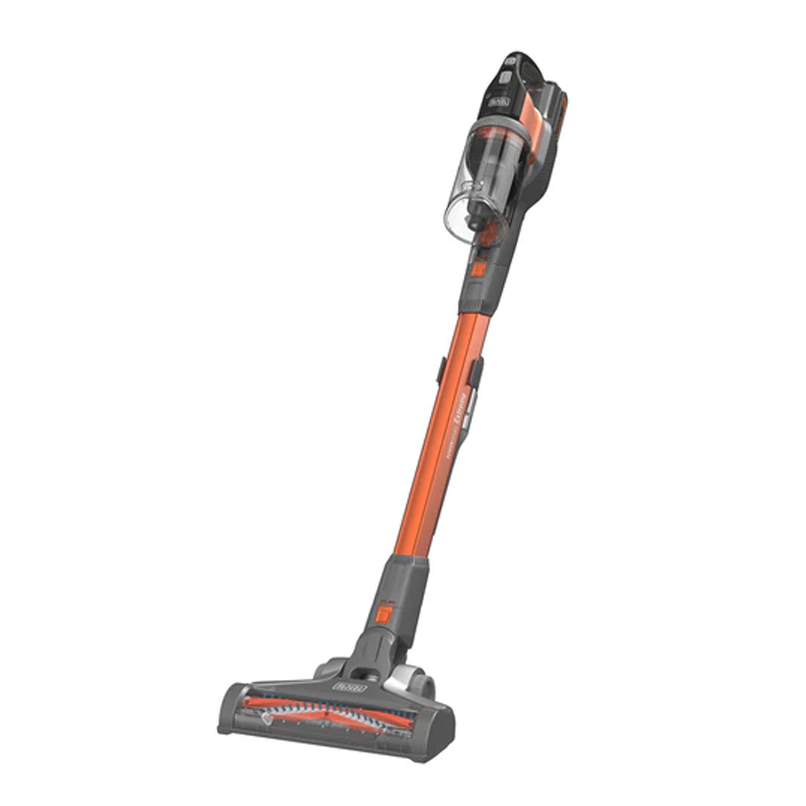 Black & Decker BHFEV182C2, 2-in-1-Stabstaubsauger, Beutellos, Orange, Trocken, Multizyklonisch, Glatter Boden, Teppich, Harter Boden, Treppenstufen, Polsterung