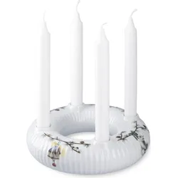 Hammershøi Christmas Kerzenständer für Stabkerzen 23 cm, weiß