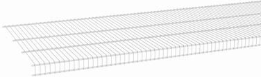 ClosetMaid White Wire Close Mesh Storage Shelf