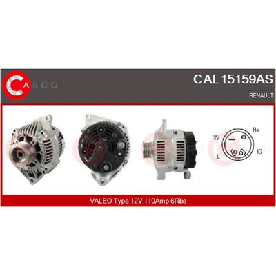 CASCO Generator cal15159as für RENAULT