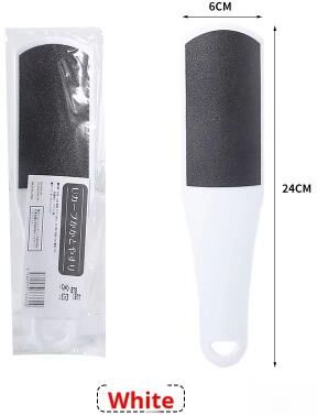 Inspired Finds Double Sided Curved Foot Scrubber Board Callus Remover And Dead Skin Removal Foot Scraper Tool white