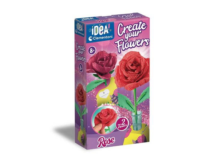 Crée tes fleurs - Rose