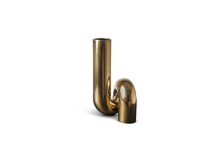 Vase en céramique doré Yourtube