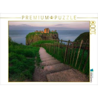 CALVENDO Puzzle Burg Dunnottar | 1000 Teile Lege-Größe 64x48cm Foto-Puzzle für glückliche Stunden
