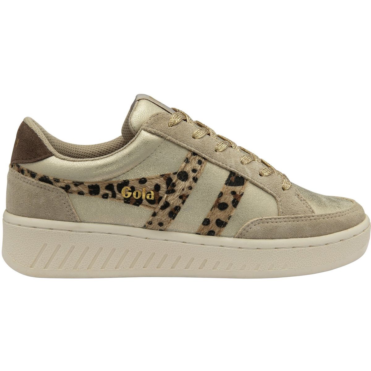 Gola Superslam Blaze II Sneaker Women gold/leopard/dark brown (YZ) 38 CLB773-YZ-38-goldleoparddarkbrown