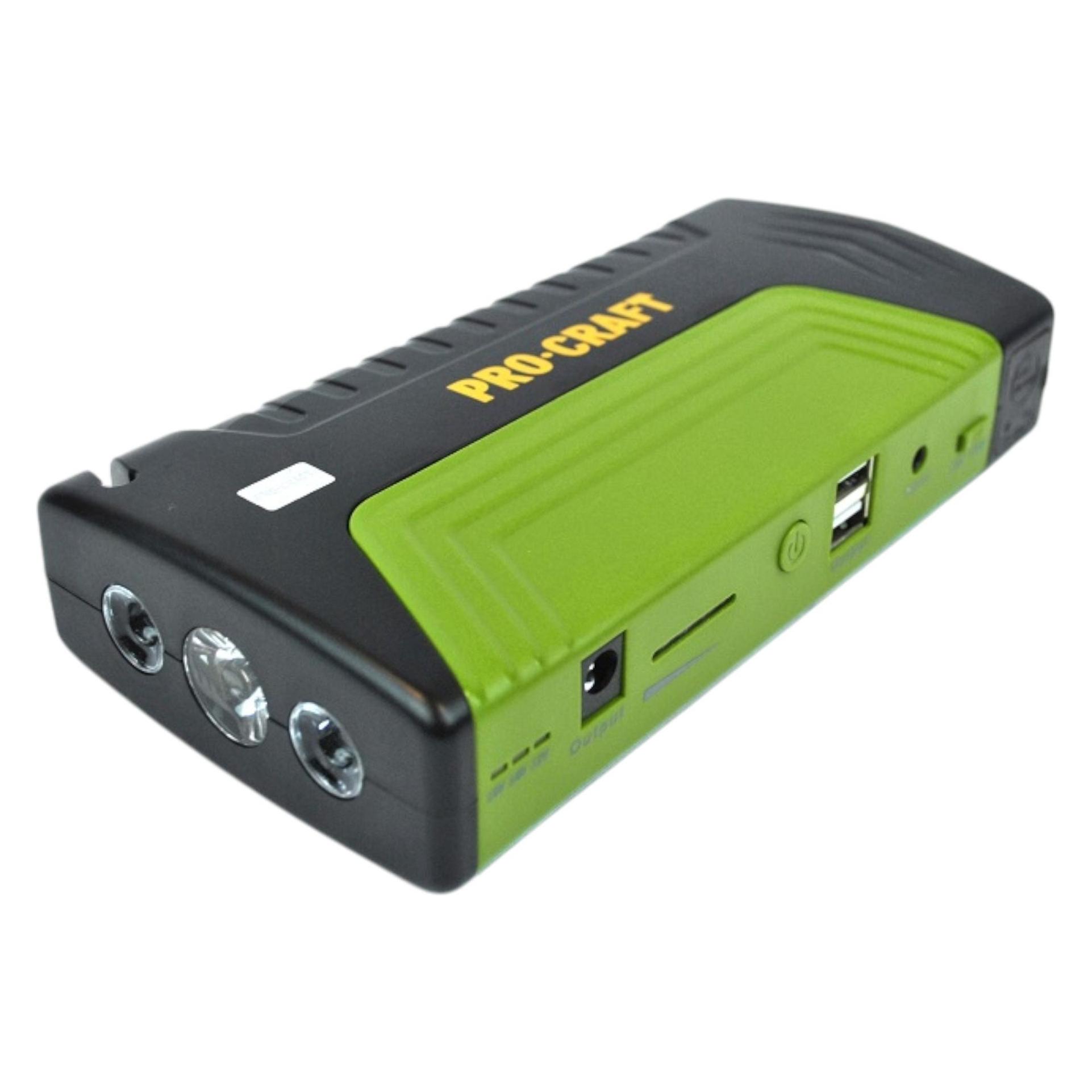 Procraft JS-12 Starthilfegerät 600 A mit Powerbankfunktion (600 A, 12000 mAh) (JS-12)
