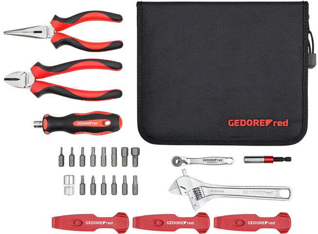 Kit d'atelier pour vélo Gedore R21702025 ; Gedore Red (3300195)