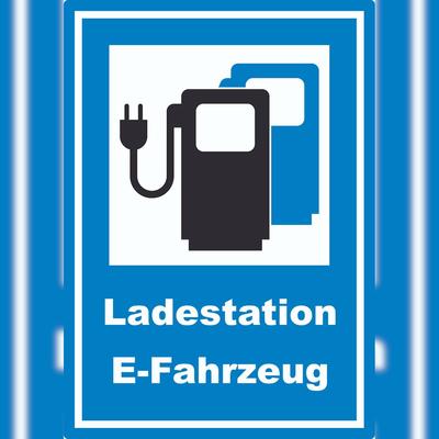 HB-Druck Ladestation Elektrofahrzeuge Aufkleber A5 (148x210mm)