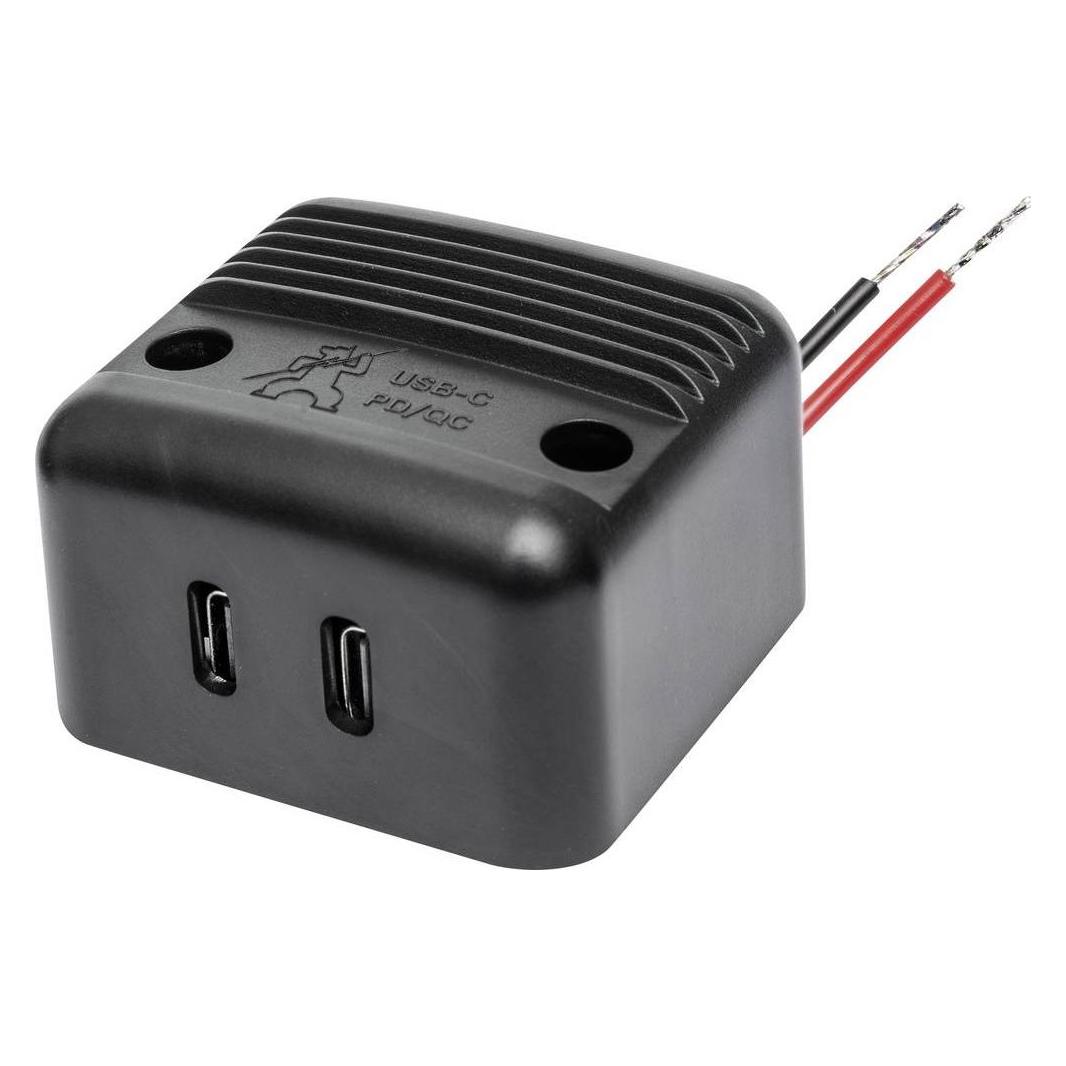 ProCar Aufbau-Power USB-C Doppelsteckdose PD/QC max 2x 30 W 12 V, 24 V (67379000)