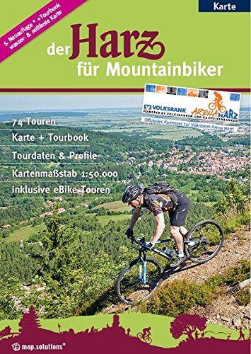 mapsolutions GmbH, Agentur & Verlag - Der Harz für Mountainbiker: Offizieller Mountainbikeführer der Volksbank-Arena-Harz - Preis vom 10.10.2026 11:48:34 h