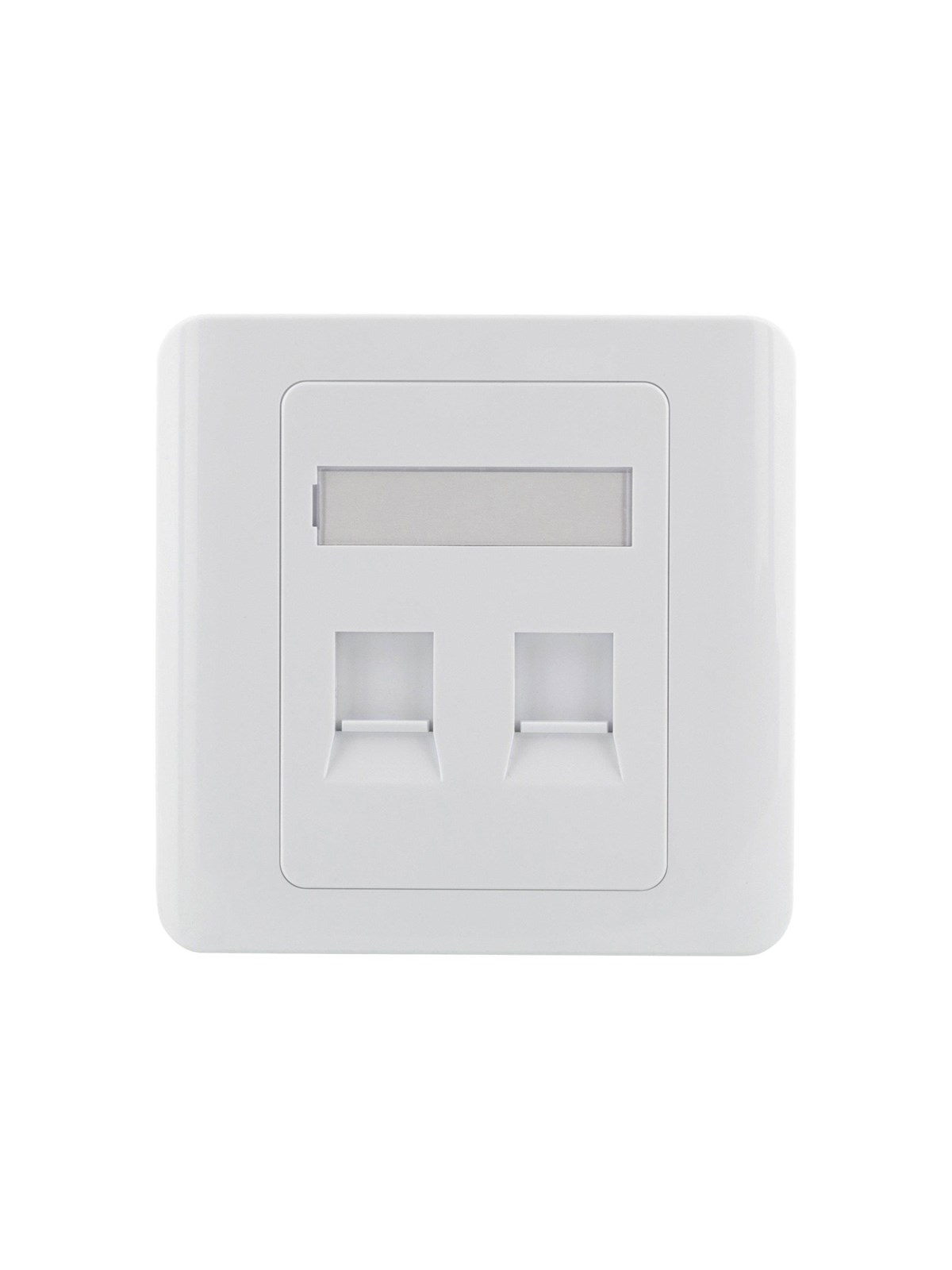 Deltaco Flush Mount For Keystone 2 ports