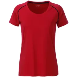 Damen Funktions-Tshirt "JN495" - XL - red/black