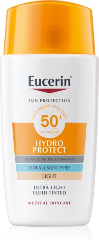 Eucerin Sun Hydro Protect fluide solaire teinté SPF 50+ teinte Light 50 ml
