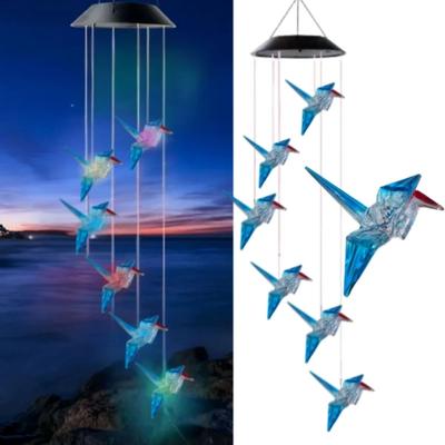 Uplift Picks Outdoor Solar Wind Chime Light Hanging LED Garden Decor 09