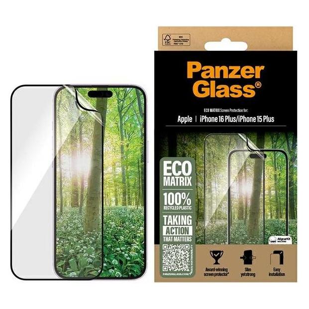 PanzerGlass Matrix (1 Stk., Apple iPhone 15 Plus, Apple iPhone 16 Plus) (2871)