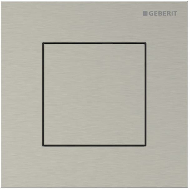Geberit Typ 40 Urinalsteuerung 116217ID1 pneumatische Spülauslösung, nickel, eckig