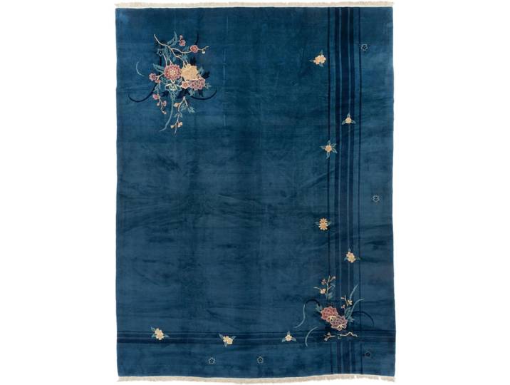 China Teppich 311x399 Handgeknüpft Orientteppich Wolle