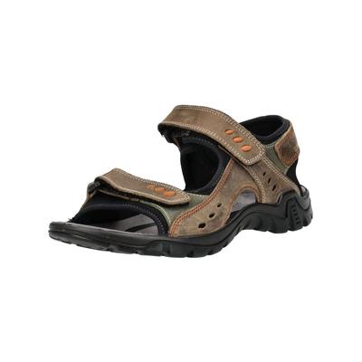 Sandale ROHDE "Rohde Sandalen Nubukleder", Herren, Gr. 42, braun (mocca), Nubukleder, Schuhe Sandale