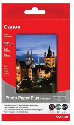 Canon Sg-201 Halvblank Inkjetfoto, 10x15cm/260g/50