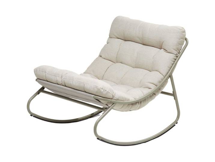 Fauteuil à bascule avec coussin rembourré Relax