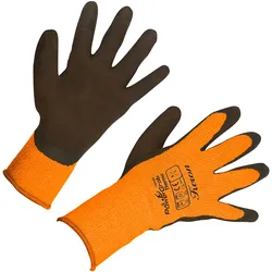 Kerbl Arbeitshandschuhe PowerGrab Thermo Latex mit Acrylfutter orange XL - 297384 - orange