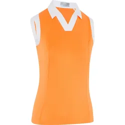Callaway Polo Colorblock, ärmellos, aprikot