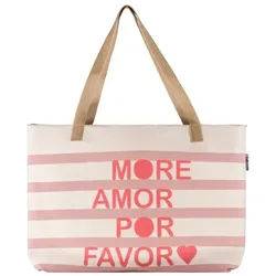 David Fussenegger Tasche Goliath 'More Amor' 65 x 40 cm Altrosa