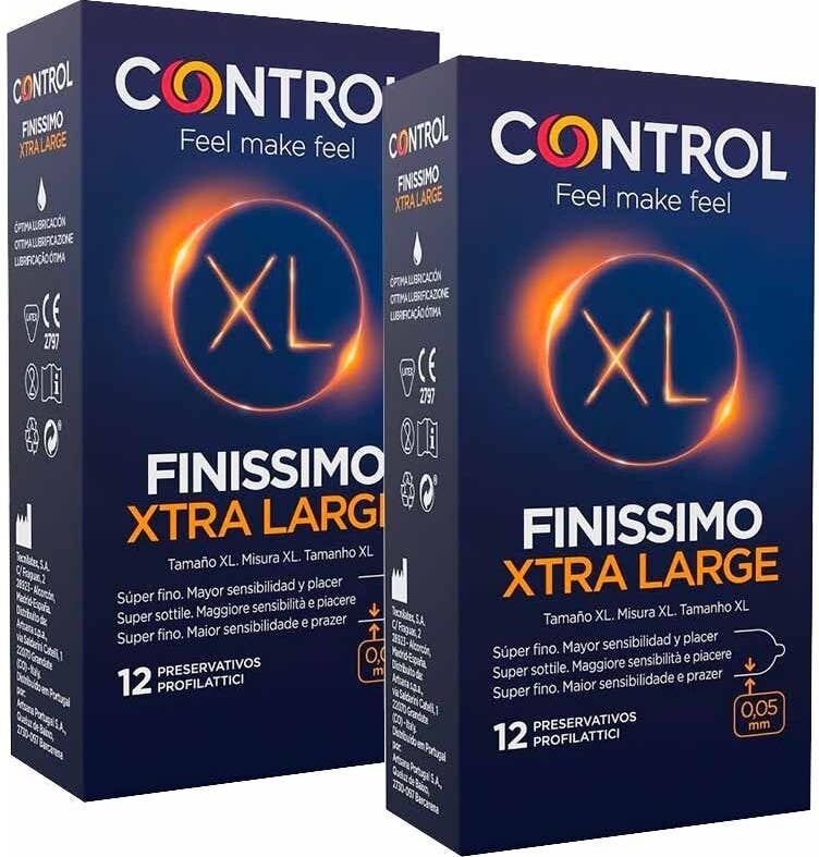 CONTROL Finissimo XL Preservativos 2x12uds