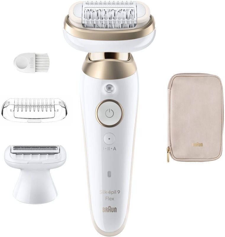 Braun Silk-épil 9 Flex 9-030 3D épilateur à tête entièrement flexible conçu pour un rasage humide ou sec 1 pcs