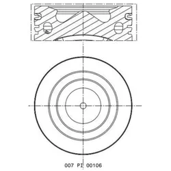 Kolben MAHLE 007 PI 00106 000