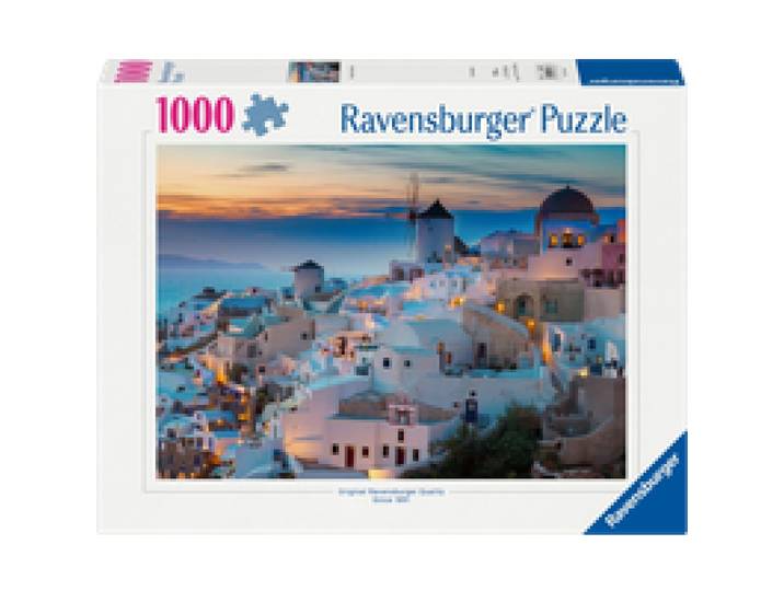 RAVENSBURGER Puzzle 1000 pièces (Santorin)