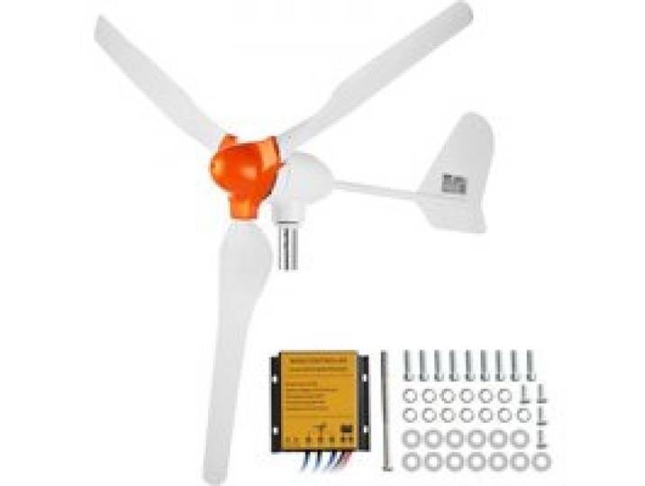 VEVOR Générateur d'éolienne 800 W, kit d'éolienne 12 V, générateur d'énergie éolienne à 3 pales avec contrôleur MPPT, direction du vent réglable et vitesse de démarrage du vent de 2,5 m/s, adapté pour