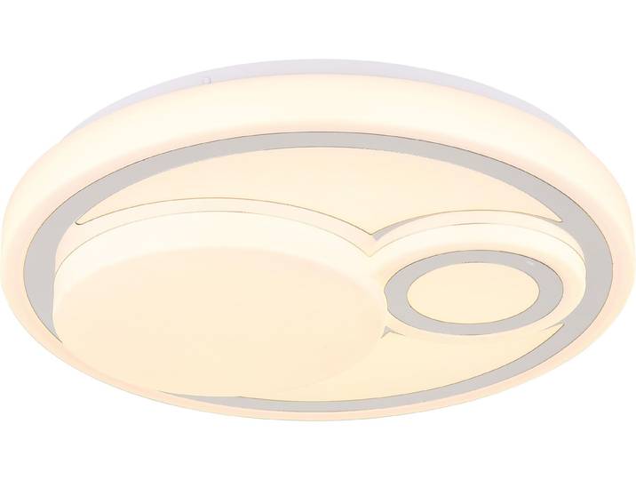 Globo Ruiz LED Deckenleuchte 24W CCT Weiß Matt, Metall Memoryfunktion Ø38cm 48473